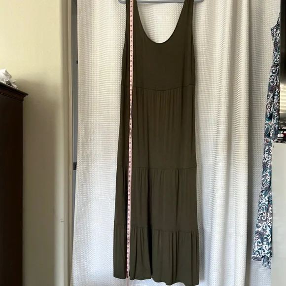 Harlow & Rose Dresses | Harlow & Rose 1x Army Green Tank Sun Dress A Lot of Stretch Nwot No Pockets | Color: Green | Size: 1x | Sarahwsimpson's Closet